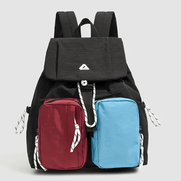 Sac à dos multicolore, sac à dos décontracté pour étudiantes, sac de grande capacité pour les trajet