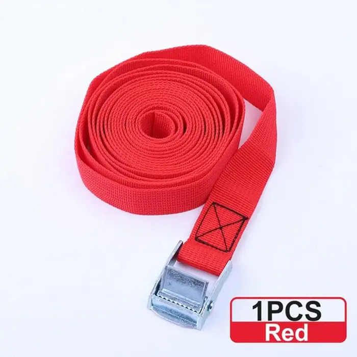 Sangle de fixation robuste de 2 m avec boucle à dégagement rapide pour un transport de marchandises 