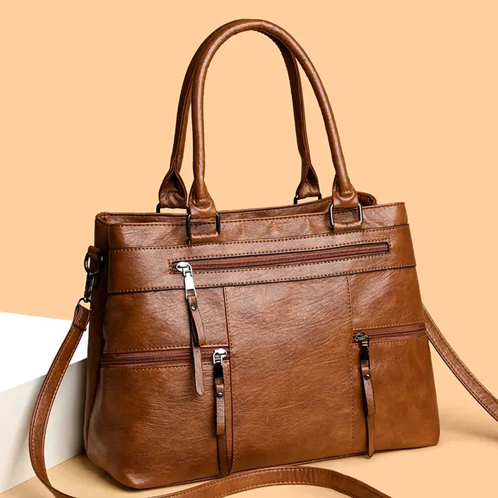 Sac à main élégant pour femmes de haute qualité en cuir sacs à poignée supérieure sac