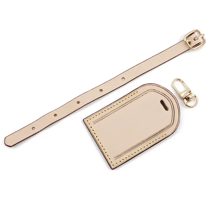 Étiquette de bagage en cuir, accessoires de voyage pour hommes et femmes, étiquettes de sac à main,