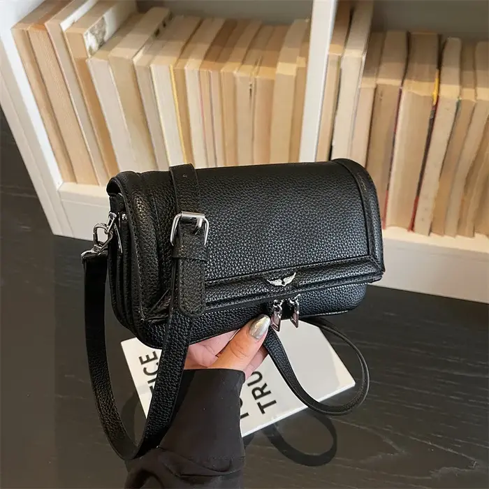 Sac de Luxe Unique et Abordable 2026 Nouveau, Sac à Bandoulière Texturé Chic et Minimaliste, Sac à M