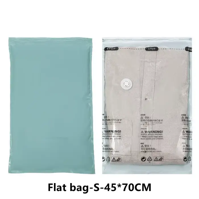 Sacs de compression sous vide sans pompe, taille extra large pour vêtements, couvertures, literie, o