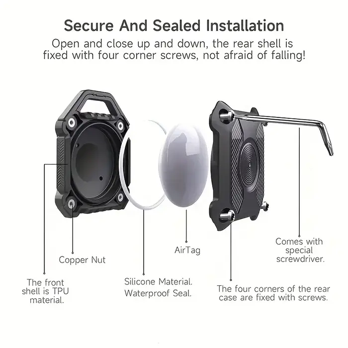 Étui de protection Airtag – Robuste et durable