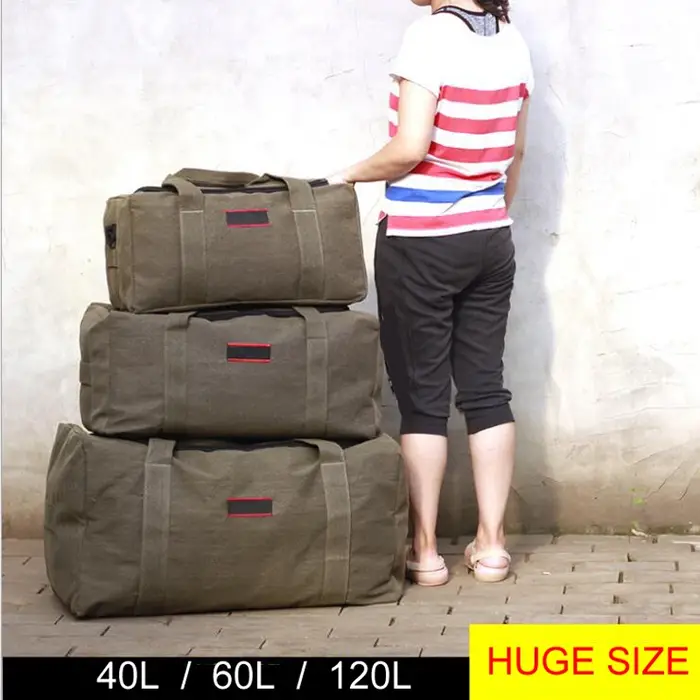 Hommes sacs de voyage grande capacité femmes bagages