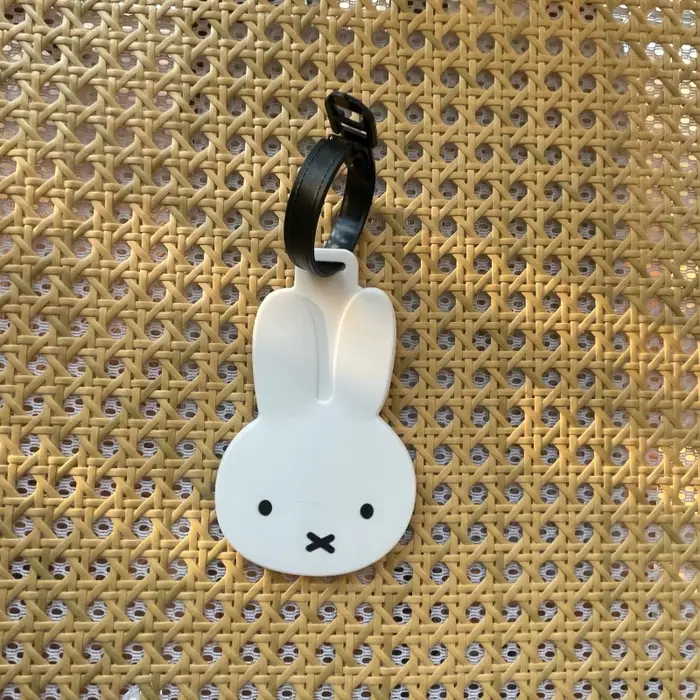 Étiquette de bagage Kawaii pour carte d'identité, accessoires de voyage, étiquette portable en PVC p