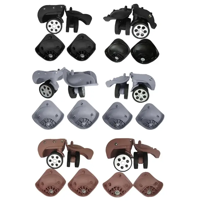 1 paire valises à bagages pivotantes