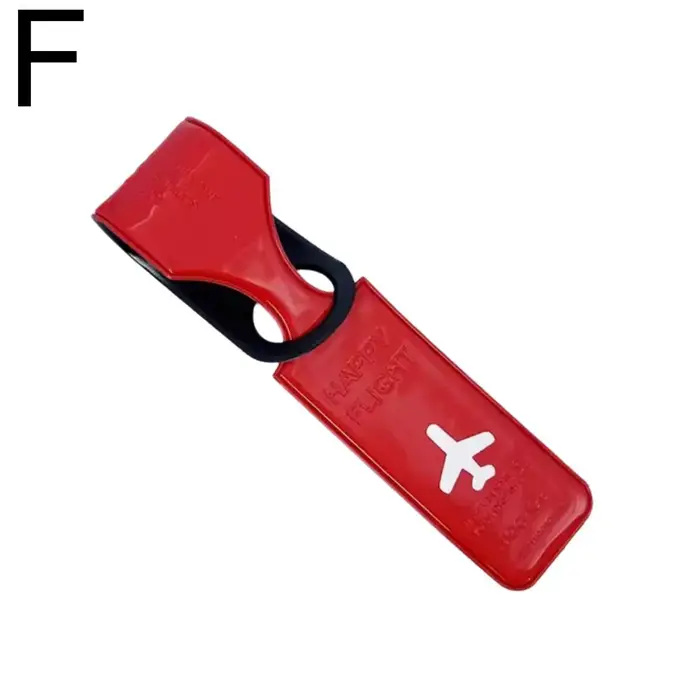 Étiquettes de bagage de voyage couverture valise ID porte-étiquette de bagage lettre étiquettes d'em
