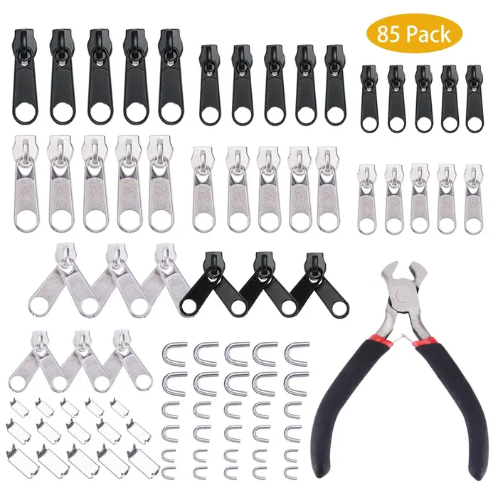 Kit de réparation de fermeture éclair pour bricolage