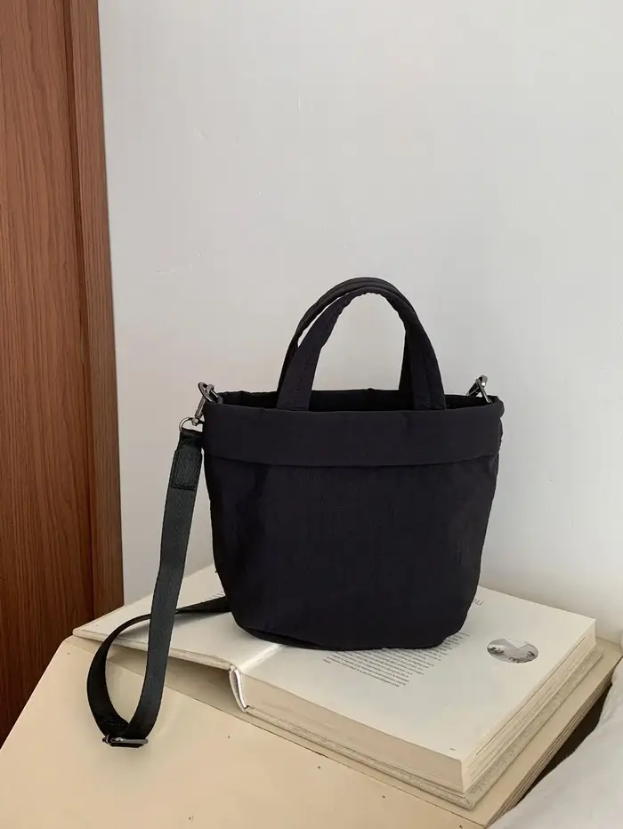 Sac à main LULU en nylon style japonais pour femme, nouvelle collection 2026, simple, polyvalent, sa