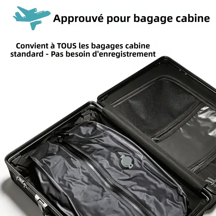 Lot de 5 Sacs de Compression sous Vide TPU (9L-41L)