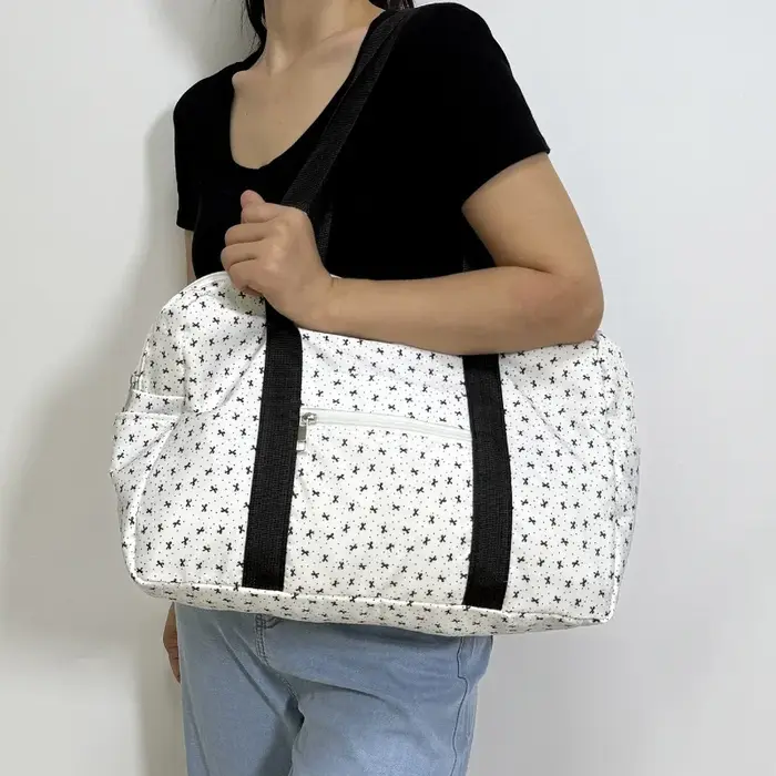 Grande capacité sac à bandoulière sport Fitn voyage sac fourre-tout Bla à pois bandoulière Faionable à la mode jeunesse sac de voyage