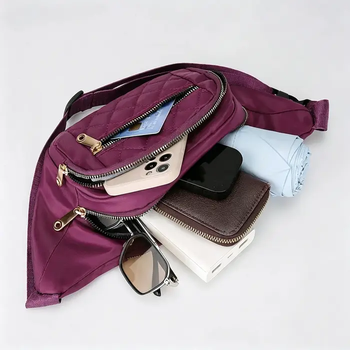 Sac banane en tissu Oxford de plusieurs couleurs