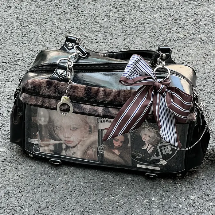 Original imprimé léopard épissé Sac Femme doux Cool sacs pour Femme épaule sous les bras Sac fermeture éclair Bolsos mujer Bolsas Bolsa