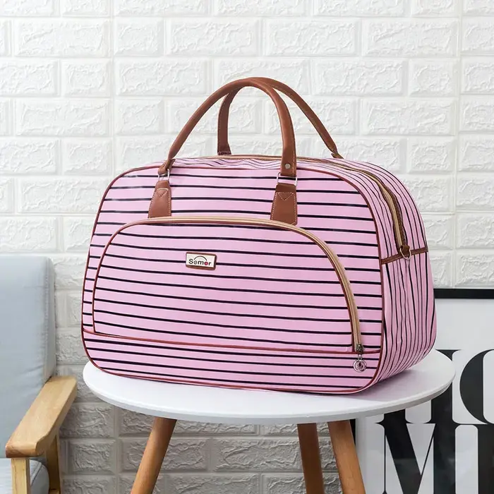 Sac de voyage en cuir imprimé pour femme