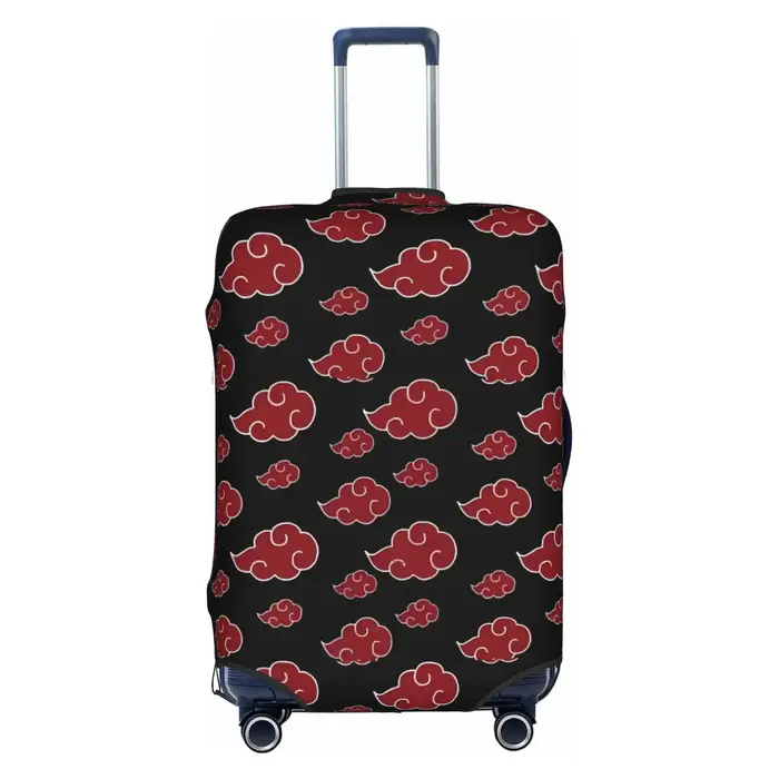 Housse de protection pour bagages personnalisée, motif nuage rouge, anime japonais, Akatsuki Ninja U