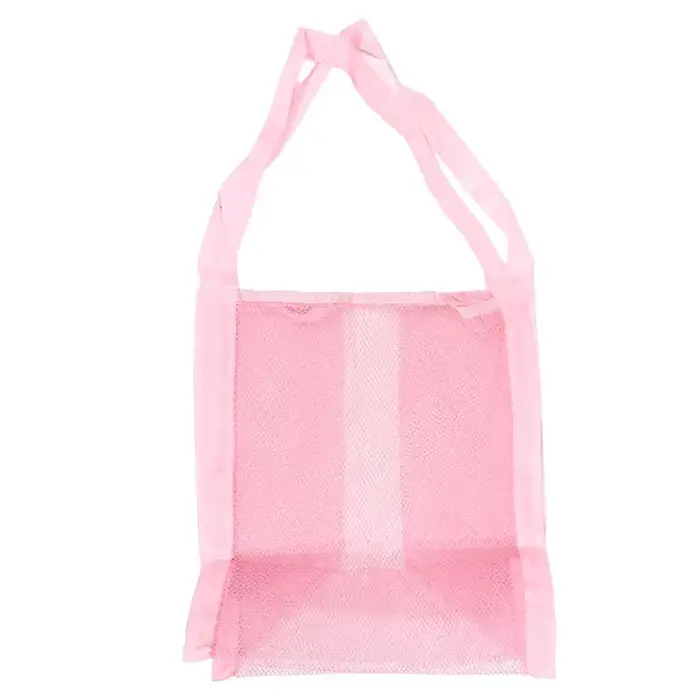 Grand sac de plage en maille, sac fourre-tout pliable anti-sable, organisateur de rangement à séchag