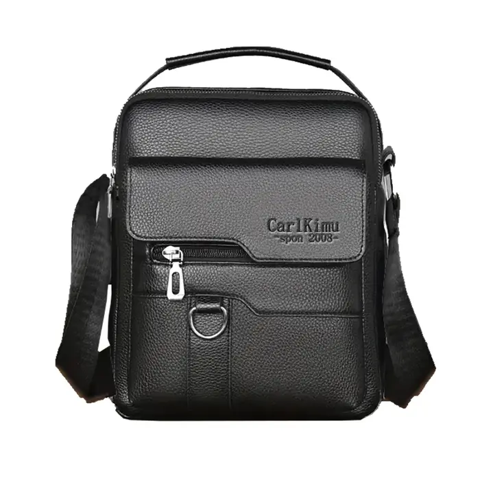 Le sac à bandoulière à une épaule pour hommes convient aux voyages d'affaires et peut être porté à l