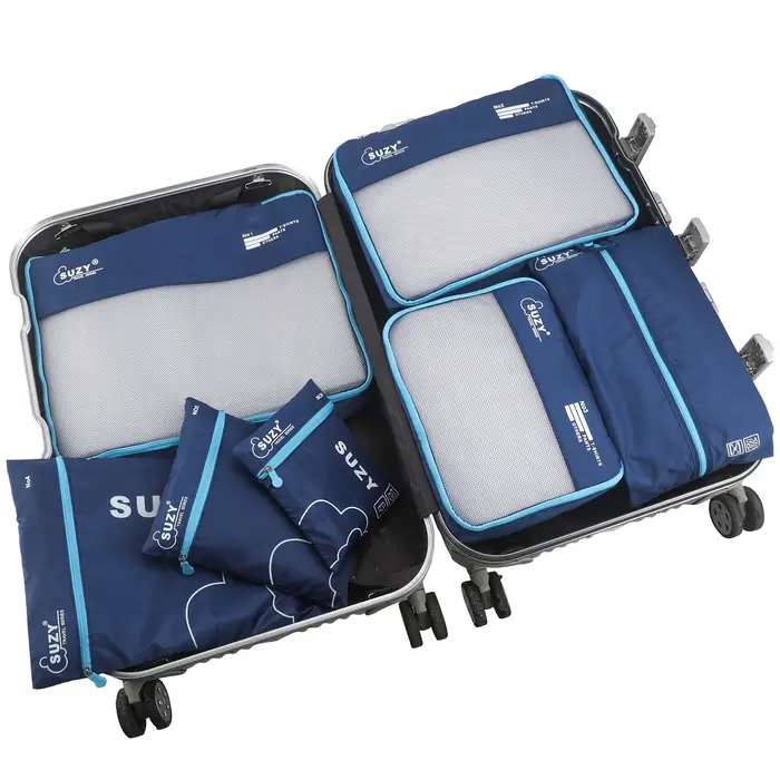 7 ensembles de sacs de rangement de bagages pour la famille
