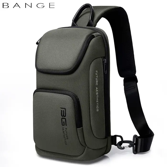 BANGE sac à bandoulière pour hommes Portable étanche sacs