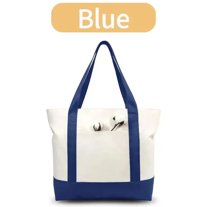 Lot de 1 à 3 sacs fourre-tout en toile DIY, sac de plage pour cadeaux de fête et de mariage avec poc