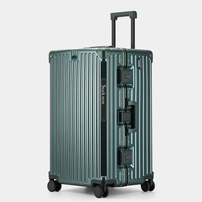 Valise de 32 pouces, grande capacité, PC épais, cadre en aluminium, valise de voyage, sac d'habitacle de 20 pouces avec porte-gobelet