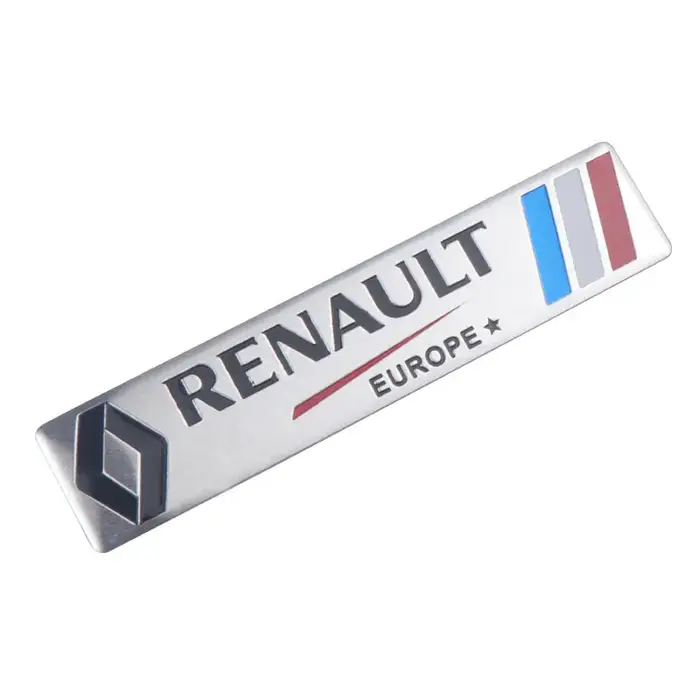 Accessoires de voiture 3D en alliage métallique, Logo de sport automobile, autocollants de coffre de