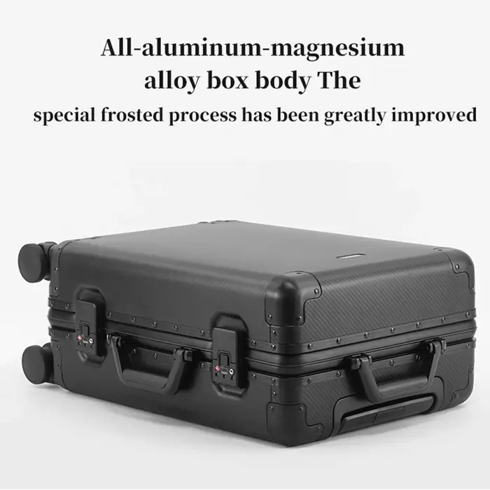 Bagage à main – Valise trolley en alliage d'aluminium et de magnésium de qualité supérieure
