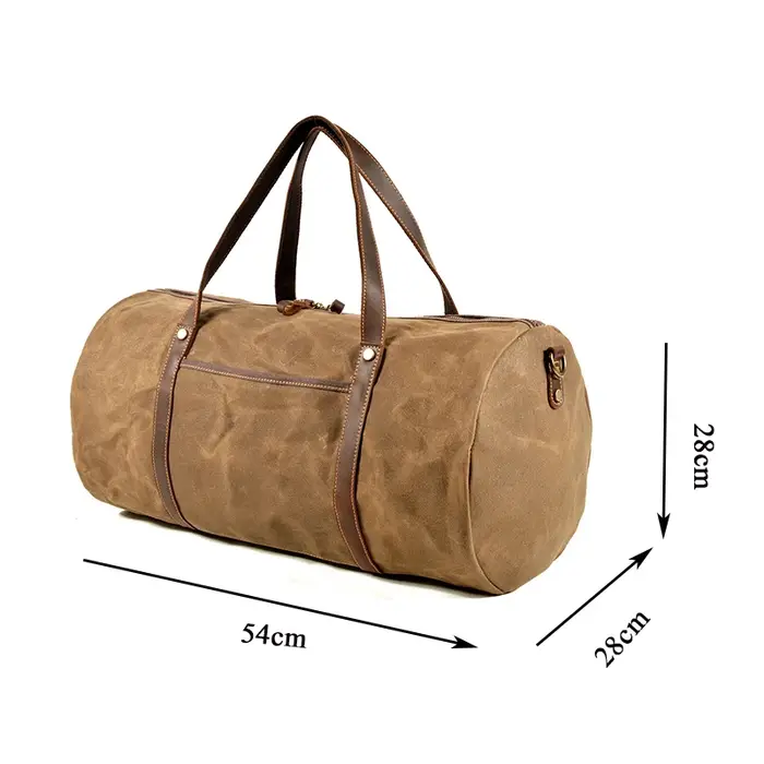 Sac de voyage pliant rétro de grande capacité
