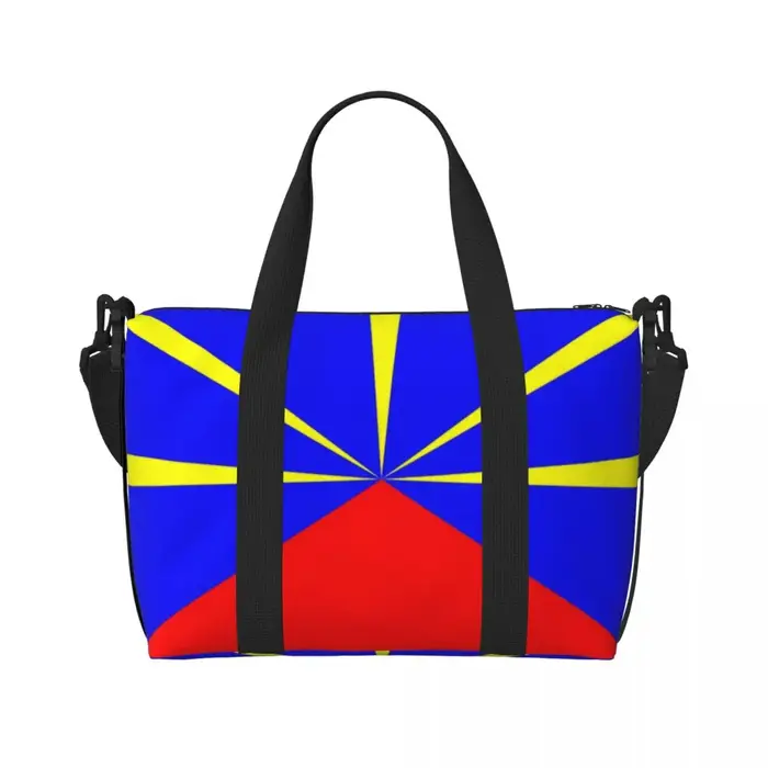 Grand Sac Fourre-Tout Personnalisé pour Femme, Sacoche de Plage, Gym, Voyage, 974