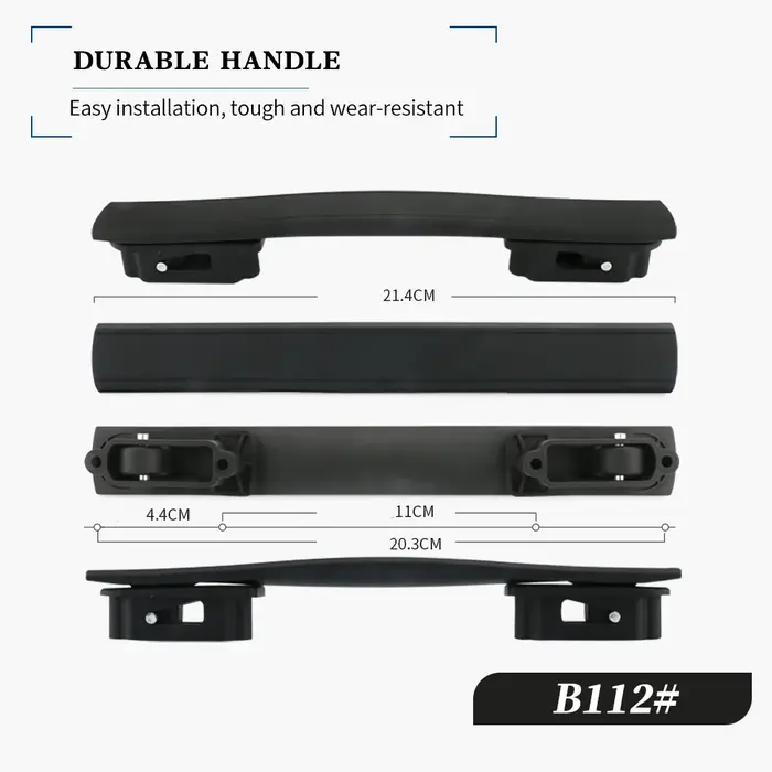 HANLUOKE B113 accessoires de bagages poignée bagages poignée rétractable accessoires de bagages univ