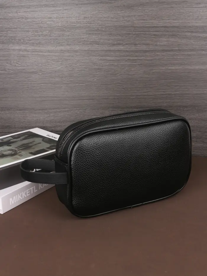 Pochette d'affaires pour hommes, essentiels de voyage, articles de toilette en plein air, sac à cosm