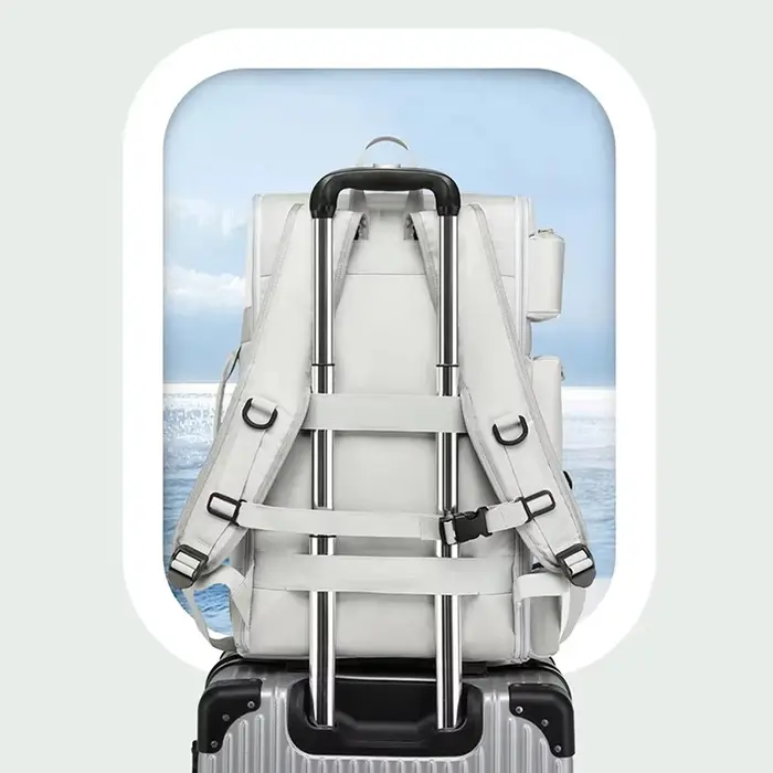 Sac à dos multi-poches pour ordinateur portable pour homme
