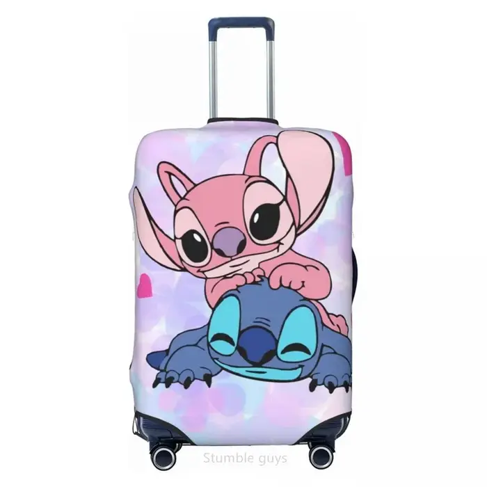 Housse de protection pour bagages de voyage, conception à points en S, matériau extensible, anti-ray