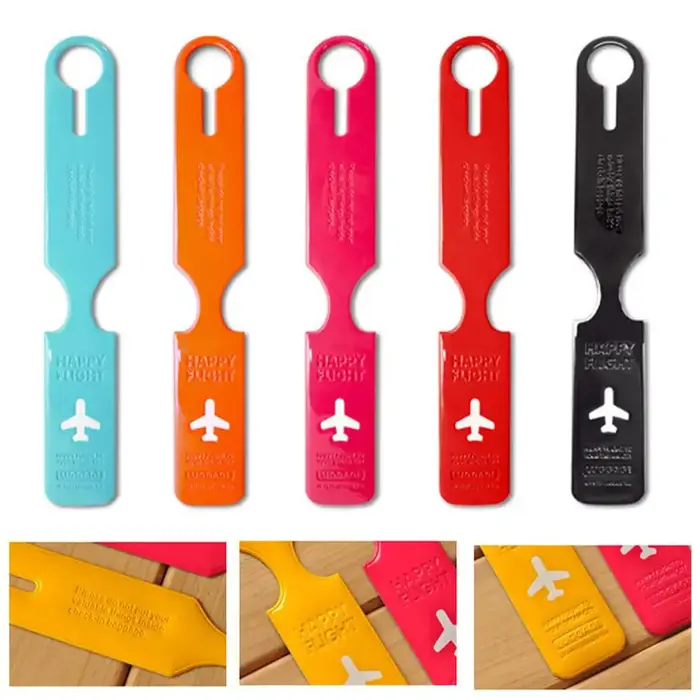 Étiquettes de bagage de voyage couverture valise ID porte-étiquette