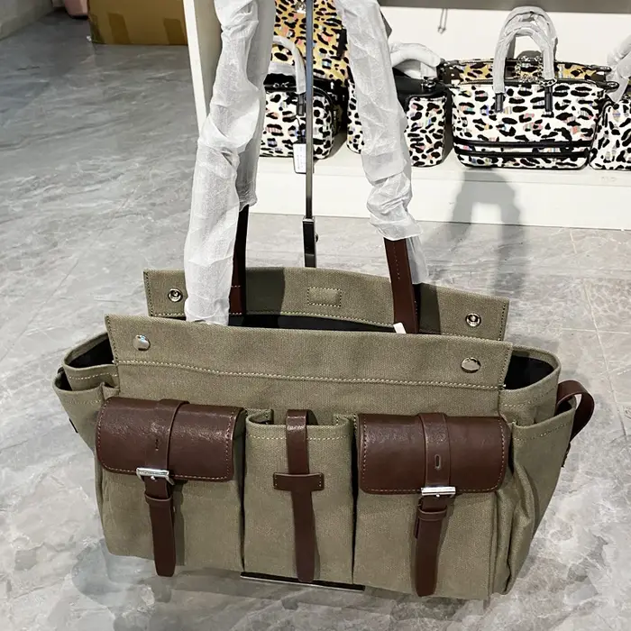 Sacs fourre-tout en toile classique pour femmes