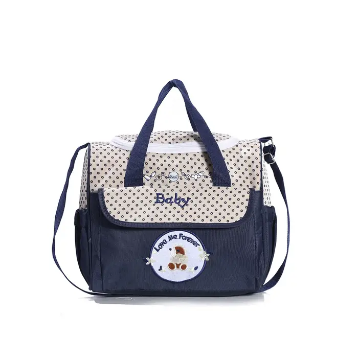 Sac de maman multifonctionnel à une épaule de taille moyenne à la mode ; Sac