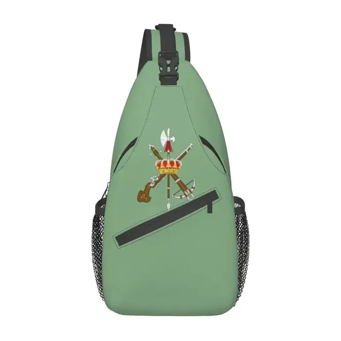 Sac à dos à bandoulière personnalisé pour hommes, Cool, légion espagnole, sacs de poitrine militaire