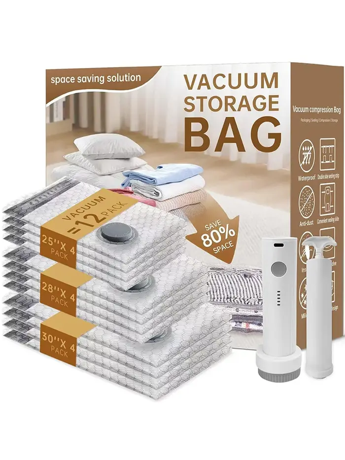 Sac de compression sous vide pour voyage