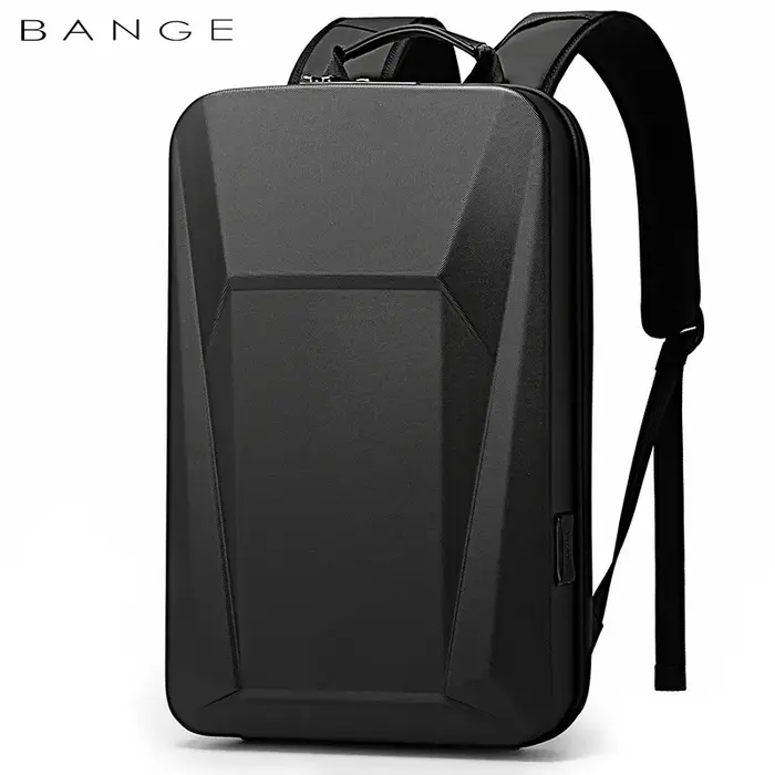 BANGE sac à dos multifonction série coque dure hommes Anti-vol étanche ordinateur portable mâle sac