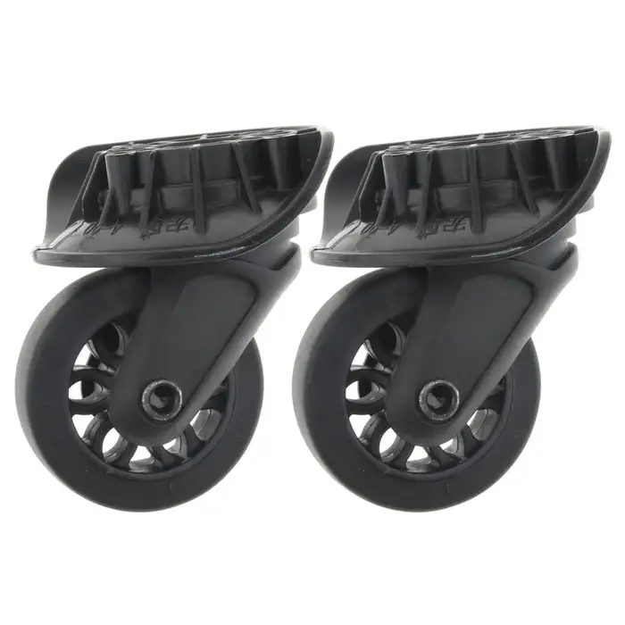 1 paire de roulettes pivotantes pour valise, roulettes de remplacement