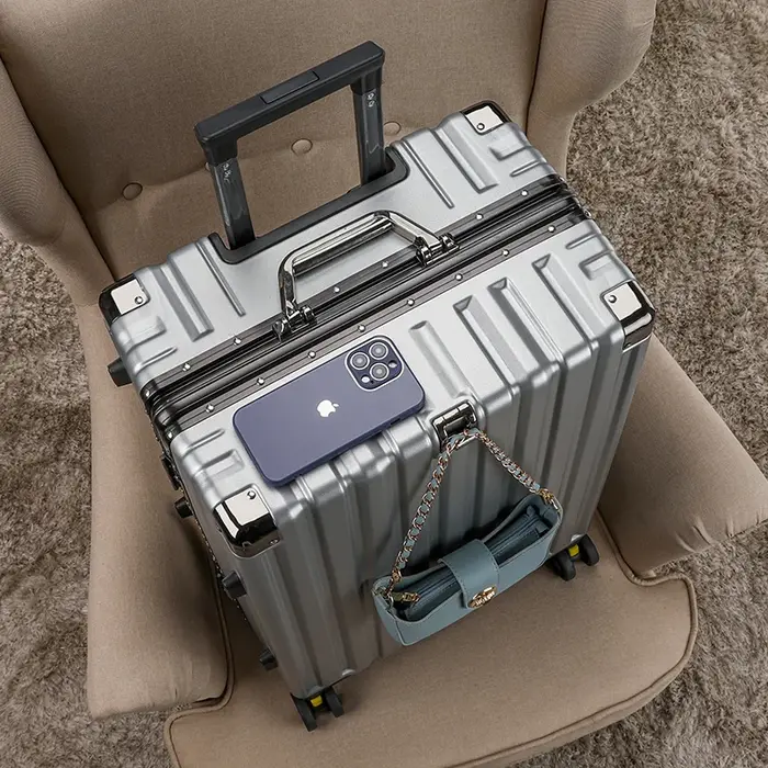 Valise à roulettes de grande valeur pour hommes et femmes, valise rigide à roulettes, grande capacit