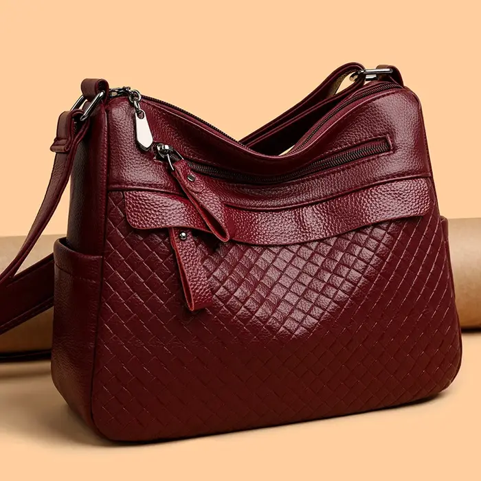 Sac à bandoulière tendance en cuir pour femmes