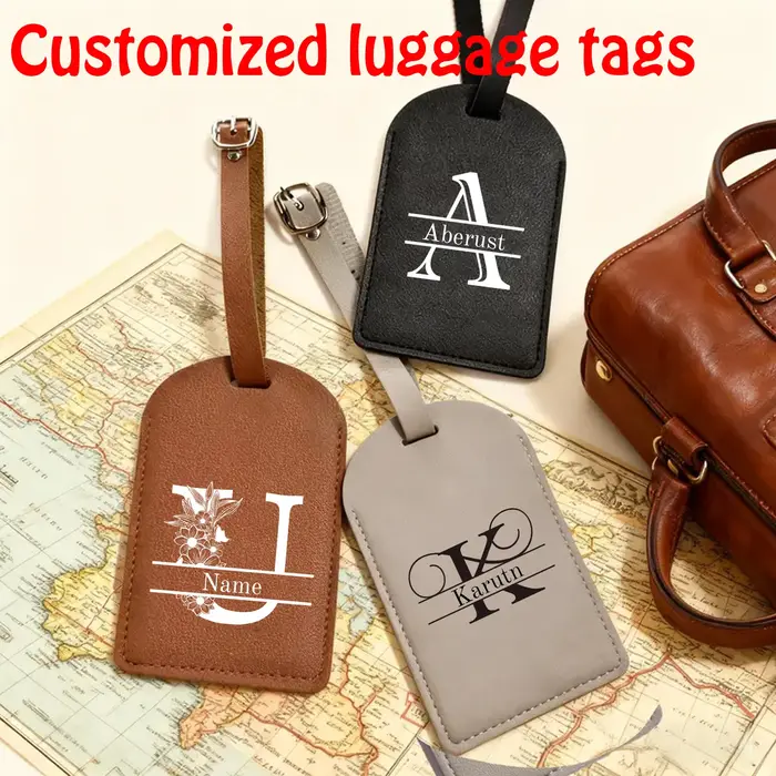 1 pièce, étiquettes de bagages personnalisées