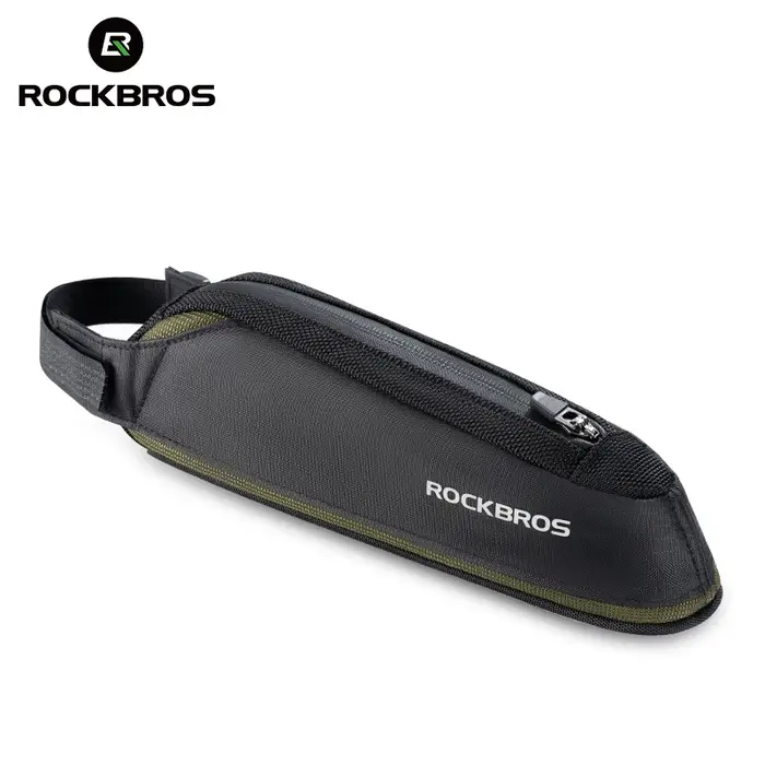 ROCKBROS – sac de vélo Portable, sac de cadre de Tube supérieur de vélo en Nylon, sac à outils pour 
