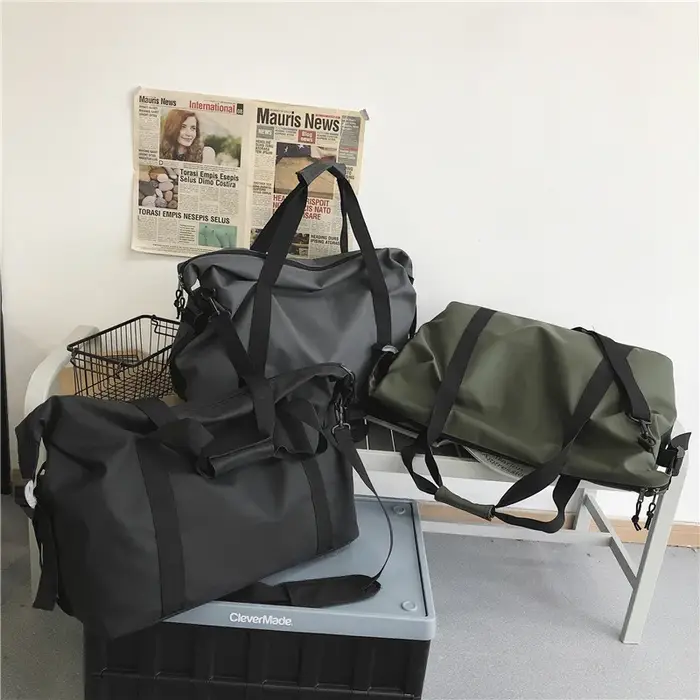 Sac de voyage personnalisé avec logo imprimé pour couples, sac à bandoulière de grande capacité, sac à bagages, sac de sport et de fitness