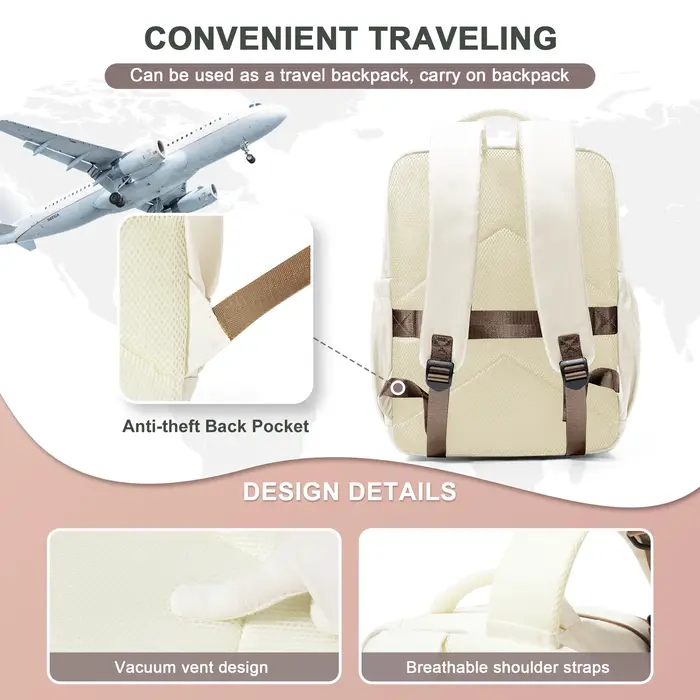 Sac à dos de voyage pour avion 40x30x20