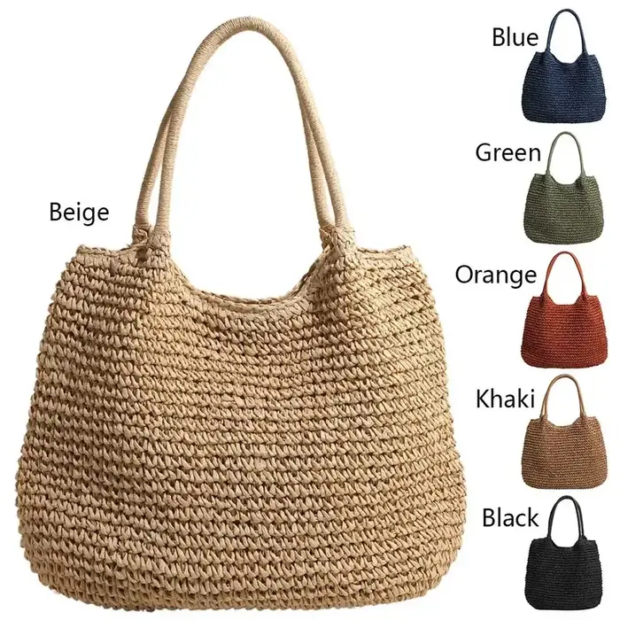 Sac à main en paille pour femmes