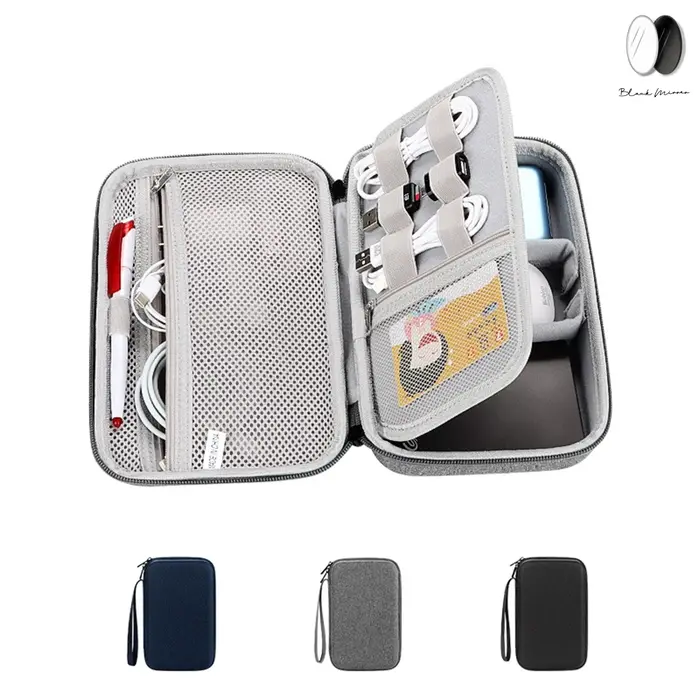 Organisateur d'accessoires électroniques de voyage de grande capacité