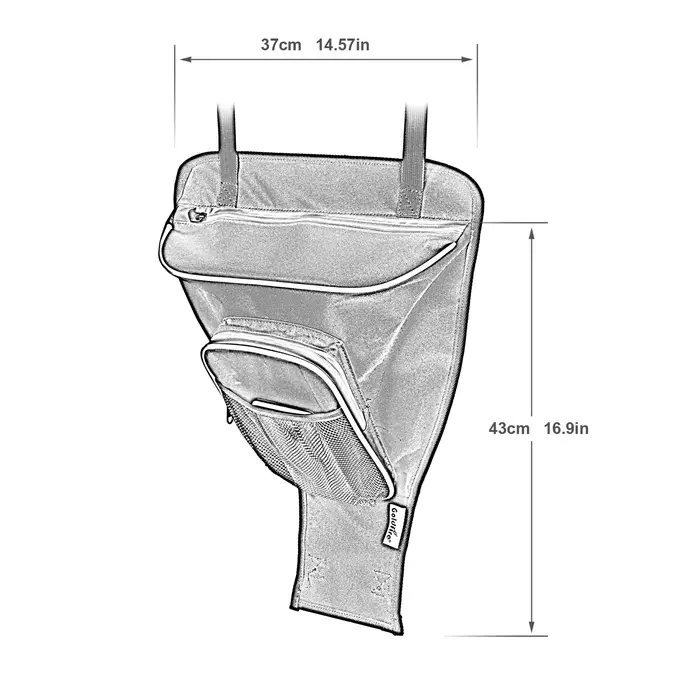 Accessoires UTV 1680D RZR sac de cabine de rangement RZR sac