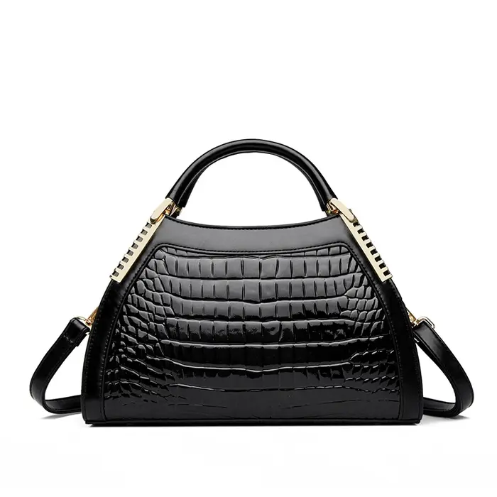 Alligator cuir verni épaule bandoulière sacs à main pour femmes marque de luxe sacs à main femmes sa